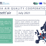 DIAMS - Gazett’air – Newsletter sur des projets innovants sur la qualité de l’air menés par des villes européennes